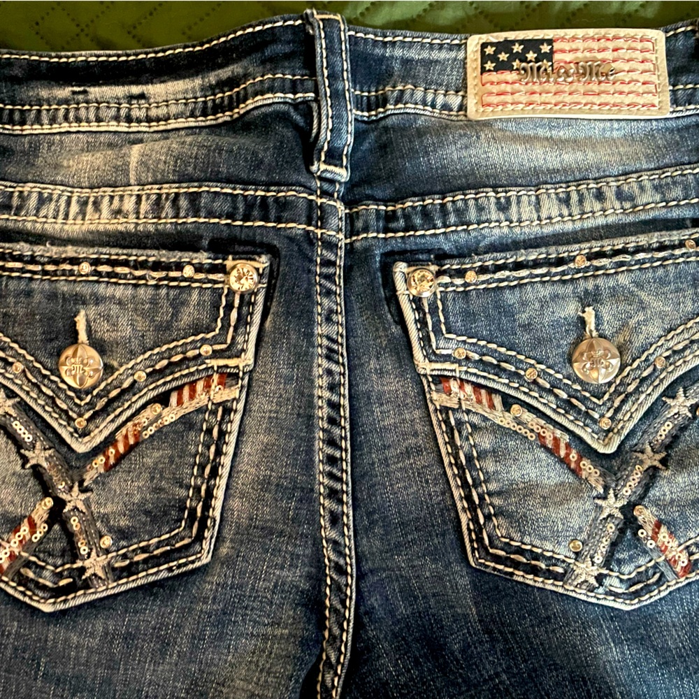 Buckle Miss Me Boot Cut Patriotic